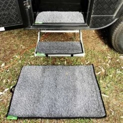 Step Mat 10 Step Mat -Hiking And Camping 1263690 step mat grey pitch black trim