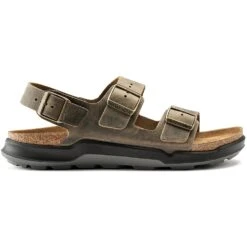 Birkenstock Milano Cross Town Sandal 14 Birkenstock Milano Cross Town Sandal -Hiking And Camping 1265595 milano cross town sandal eu 39 regular faded khaki waxy leather