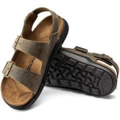 Birkenstock Milano Cross Town Sandal 15 Birkenstock Milano Cross Town Sandal -Hiking And Camping 1265597 milano cross town sandal eu 39 regular faded khaki waxy leather