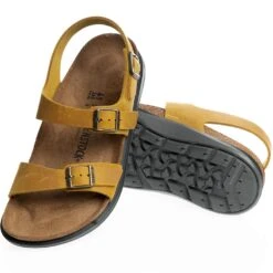 Birkenstock Sonora Cross Town Leather Sandal -Hiking And Camping 1265714 sonora cross town leather sandal eu 37 narrow ochre waxy leather