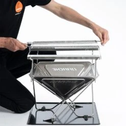 Stainless Steel BBQ 450 Firepit -Hiking And Camping 1266554 stainless steel bbq 450 firepit