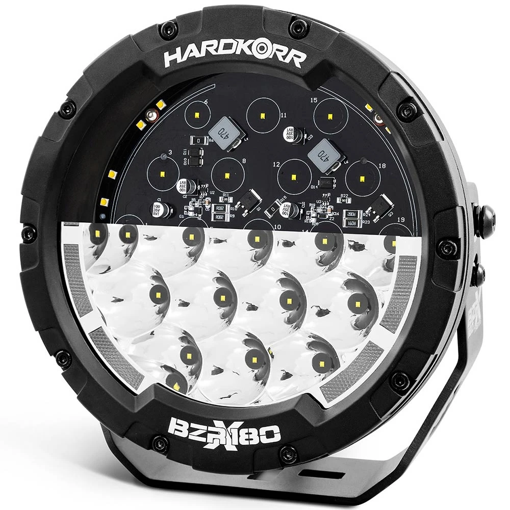 BZR−X Series 7” LED Driving Lights With Wiring Harness 9 BZR−X Series 7” LED Driving Lights With Wiring Harness - Image 7