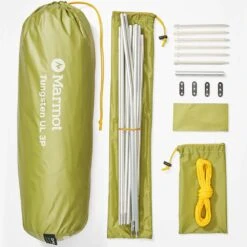 Marmot Tungsten Ultralight 3−Person Tent -Hiking And Camping 1270868 tungsten ul 3p wasbi