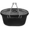 Cast Iron Camp Oven 10 Quart -Hiking And Camping 1270922 cast iron camp oven 10 quart