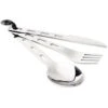 GSI Outdoors Glacier Stainless Ring Cutlery Set -Hiking And Camping 1271274 glacier stainless ring cutlery set