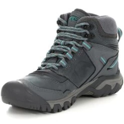 Keen Ridge Flex Mid WP Wmn's Boot -Hiking And Camping 1272460 ridge flex mid wp wmns boot us 6 steel grey porcelain