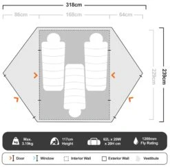 Marmot Tungsten 3−Person Tent 17 Marmot Tungsten 3−Person Tent -Hiking And Camping 1273894