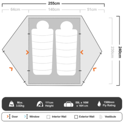 Marmot Catalyst 2−Person Tent -Hiking And Camping 1274367
