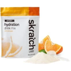 Skratch Labs Hydration Drink Mix 440g Orange 20 Serve -Hiking And Camping 1275577 skr sport hydration drink mix 400g resealable pouch oranges