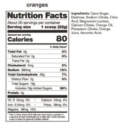 Skratch Labs Hydration Drink Mix 440g Orange 20 Serve -Hiking And Camping 1275578 skr sport hydration drink mix 400g resealable pouch oranges