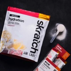 Skratch Labs Hydration Drink Mix 440g Fruit Punch 20 Serve -Hiking And Camping 1275745 skr sport hydration drink mix 400g resealable pouch fruit punch