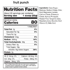 Skratch Labs Hydration Drink Mix 440g Fruit Punch 20 Serve -Hiking And Camping 1275747 skr sport hydration drink mix 400g resealable pouch fruit punch