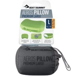 Sea To Summit Aeros Premium Pillow Large -Hiking And Camping 1275875 aeros premium pillow s19 large grey