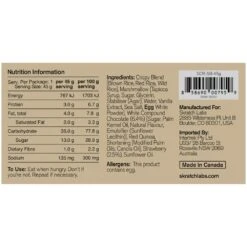 Skratch Labs Crispy Rice Cake Strawberry & Mallow -Hiking And Camping 1276006 sport crispy rice cake 45g strawberries mallow