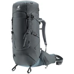 Deuter Aircontact Core 60 + 10 Backpack -Hiking And Camping 1277471 aircontact core 60 plus 10 backpack graphite shale