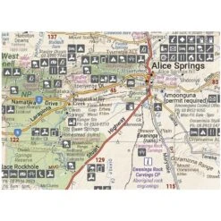 Hema Great Desert Tracks Simpson Desert Sheet 9th Edition -Hiking And Camping 1278037 great desert tracks simpson sheet 9th edt