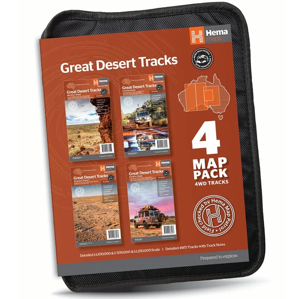 Hema Great Desert Tracks Map Pack 9th Edition 3 Hema Great Desert Tracks Map Pack 9th Edition