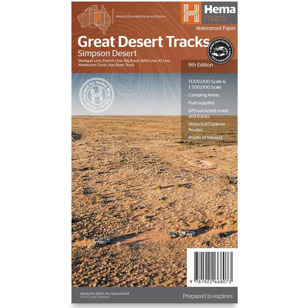 Hema Great Desert Tracks Map Pack 9th Edition 6 Hema Great Desert Tracks Map Pack 9th Edition - Image 4