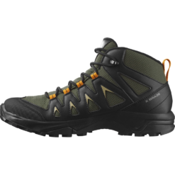 Salomon X Braze Mid GTX Men's Boots -Hiking And Camping 1281210 x braze mid gtx mens boots us 8 olive night black gray green