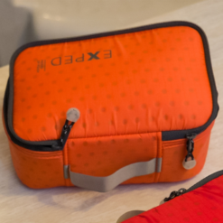 Exped Padded Zip Pouch Medium -Hiking And Camping 1281473 padded zip pouch medium 15l orange